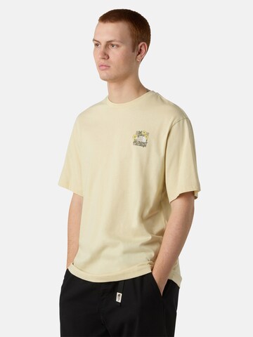 T-Shirt THE NORTH FACE en beige : devant