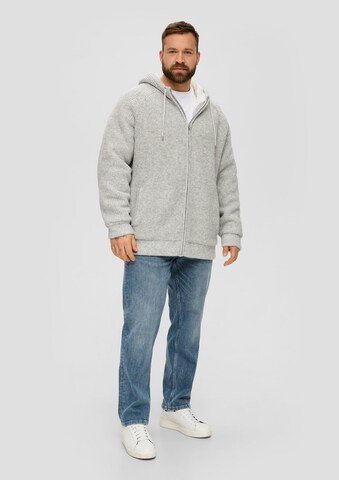 s.Oliver Men Big Sizes Strickjacke in Grau
