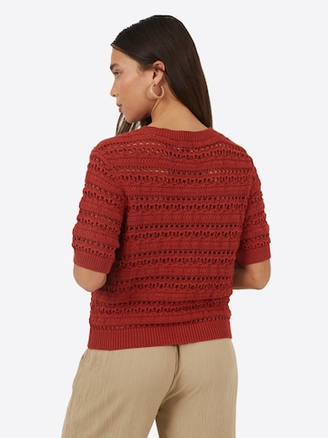 BRAVE SOUL Gebreid vest in Rood