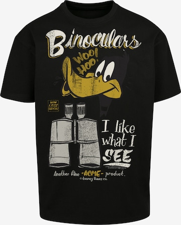 T-Shirt 'Looney Tunes Daffy Duck' F4NT4STIC en noir : devant