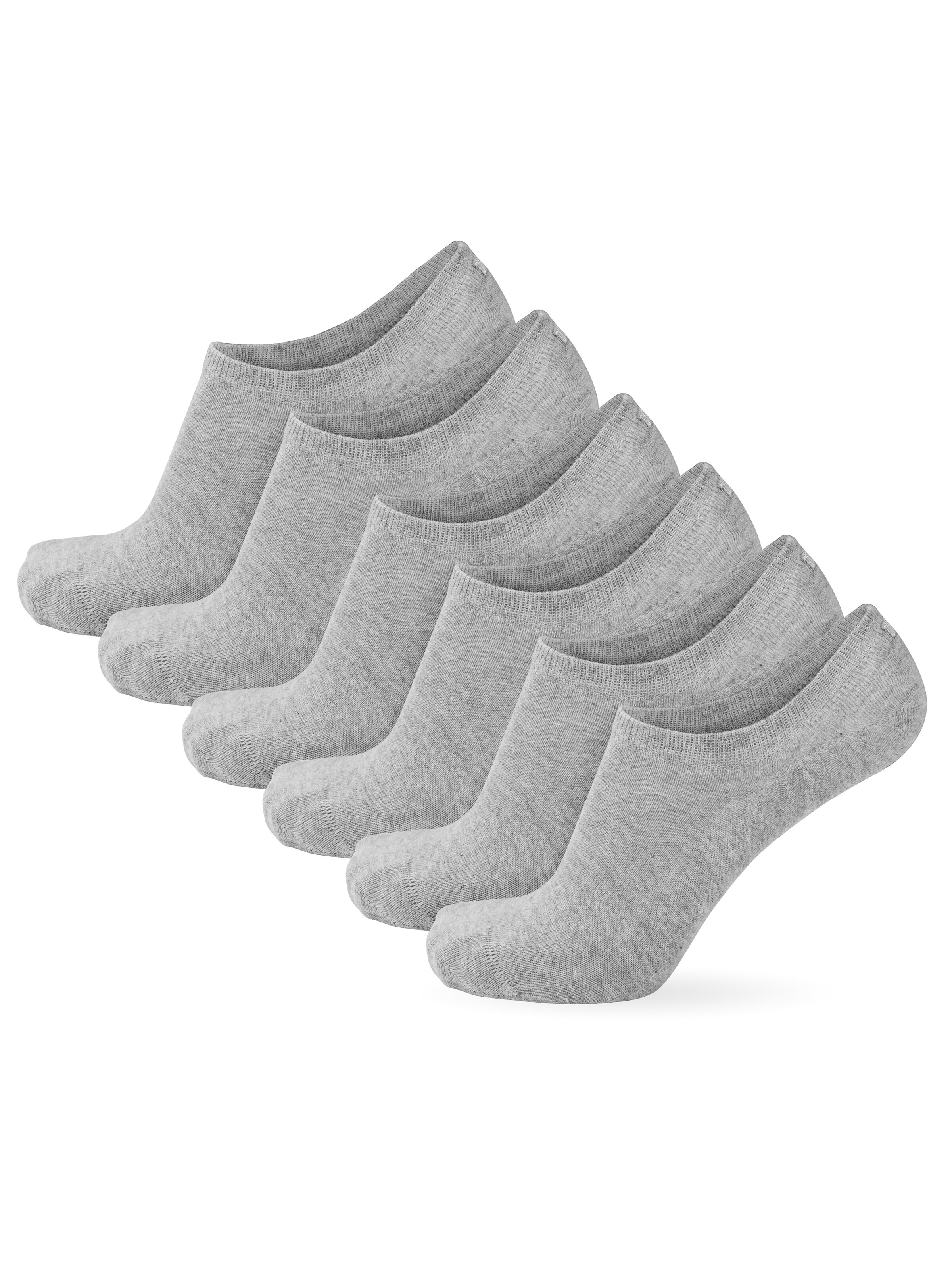 Circle Five Ankle socks '6 Paar Füßlinge Silikongrip ohne verrutschen' in Grey
