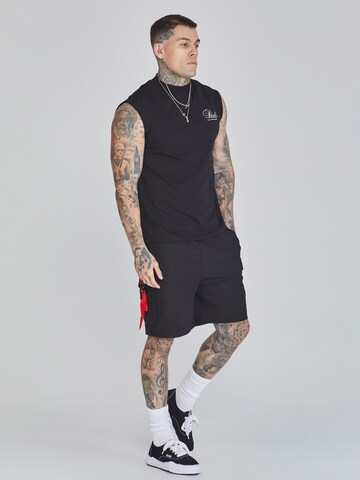 SikSilk Shirt in Black