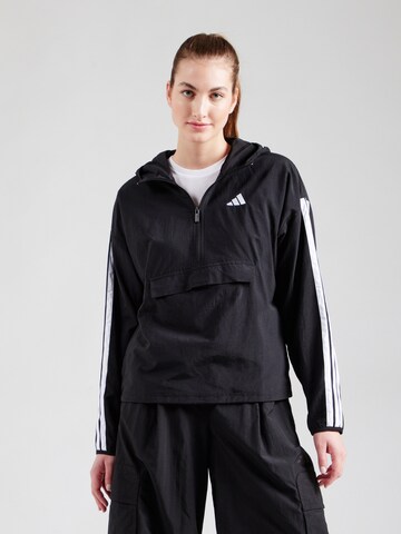 ADIDAS SPORTSWEAR - Chaqueta deportiva en negro: frente