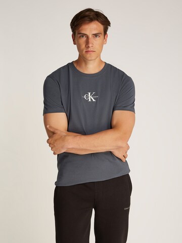 Calvin Klein Jeans Regular Shirt in Grey: front