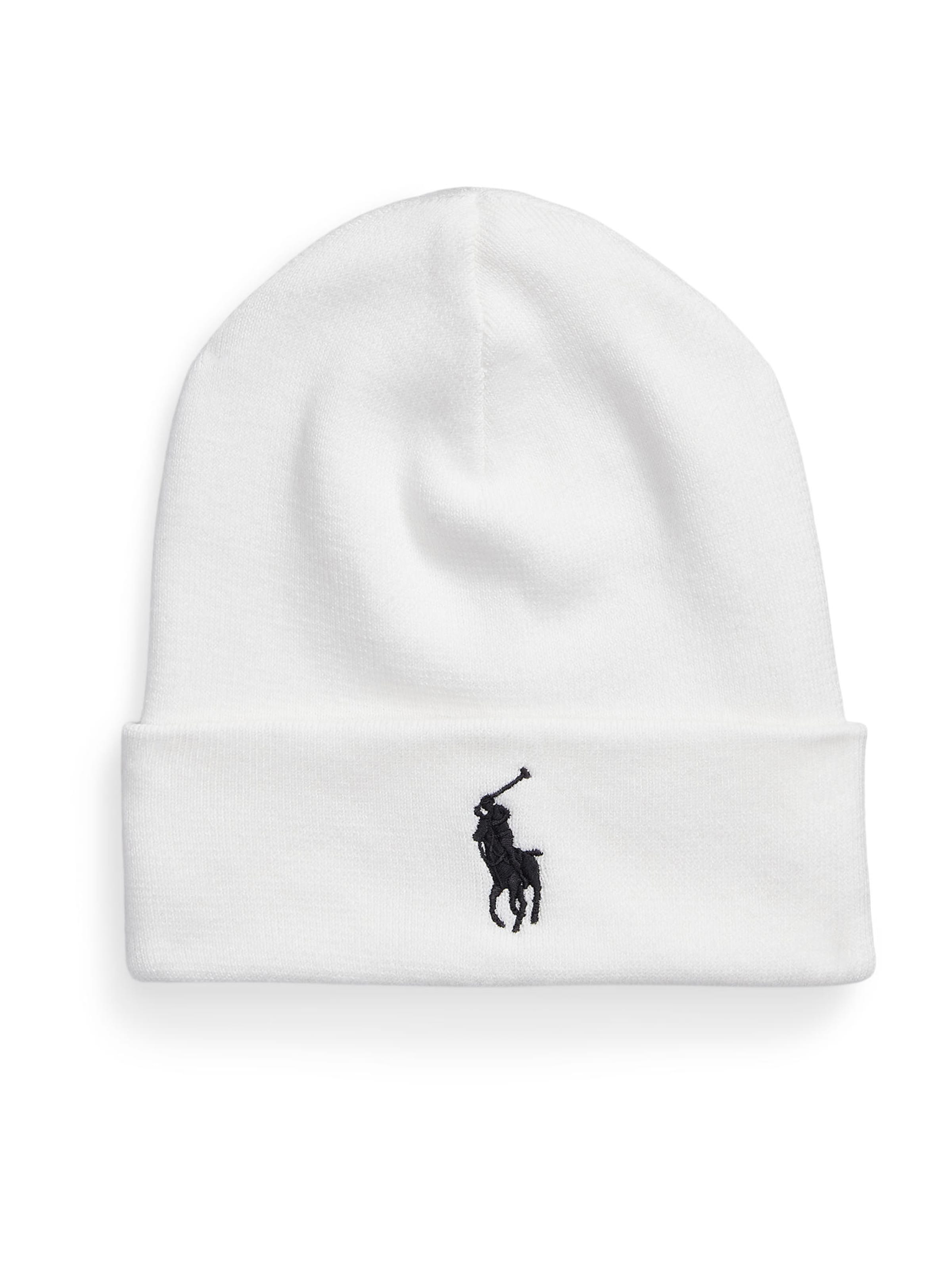 Polo Ralph Lauren Шапка в бяло: отпред