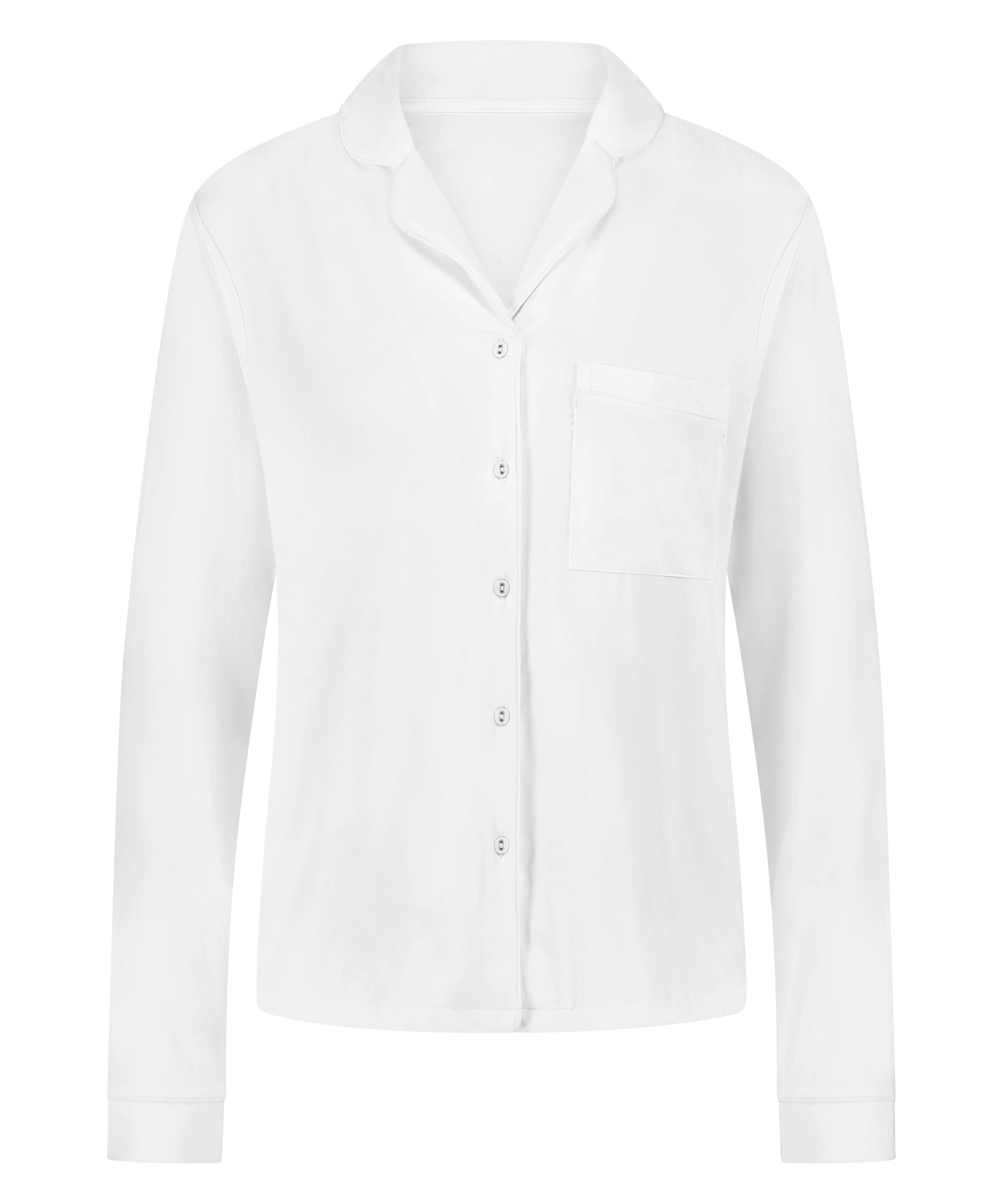 Hunkemöller Slaapshirt in Wit: voorkant