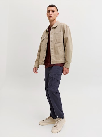 JACK & JONES - Tapered Pantalón cargo 'JJIPaul JJFlake' en azul