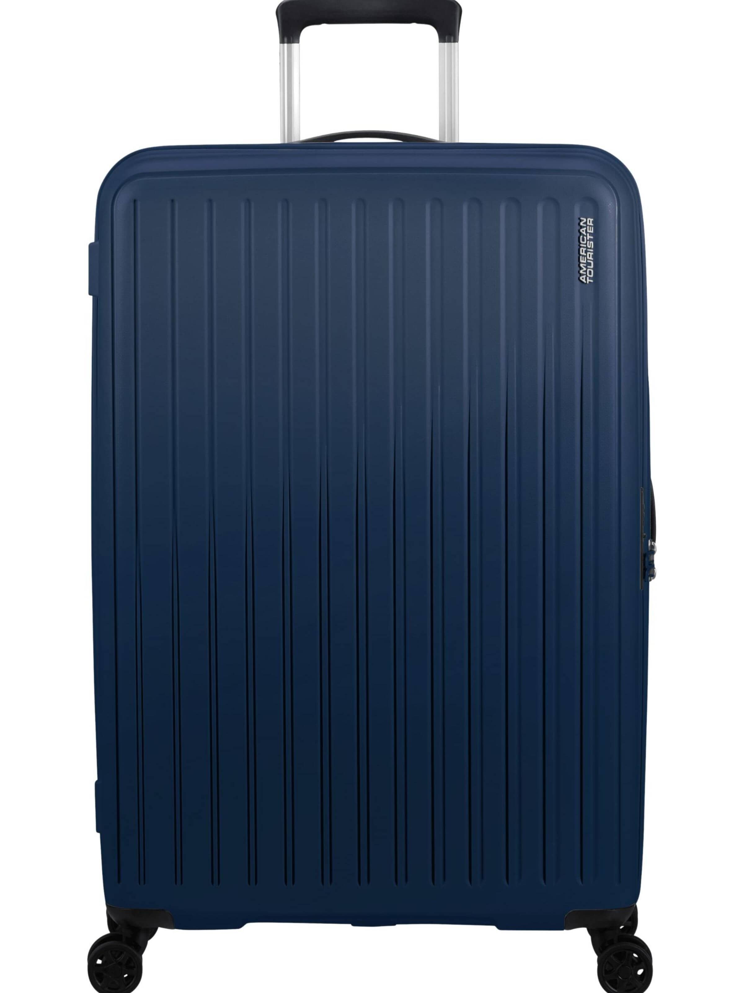 American Tourister Trolley 'REJOY SPINNER 77/28 TSA' in Blauw: voorkant