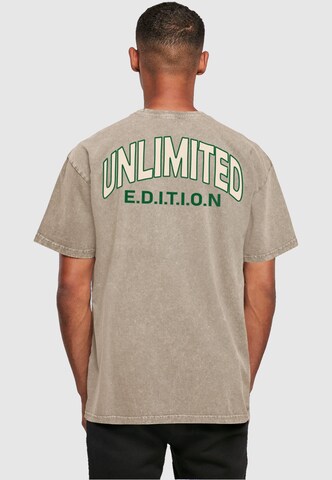 Merchcode Shirt 'Unlimited Edition' in Bruin