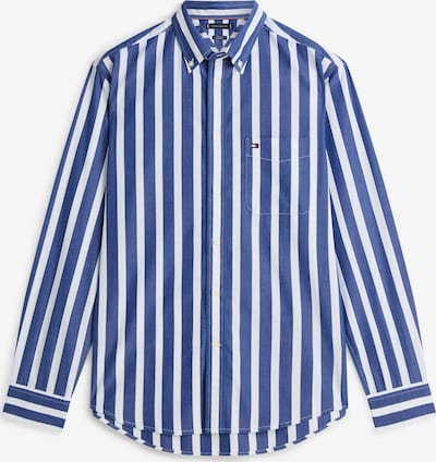 Marškiniai iš TOMMY HILFIGER, spalva – gencijono spalva / balta, Prekių apžvalga