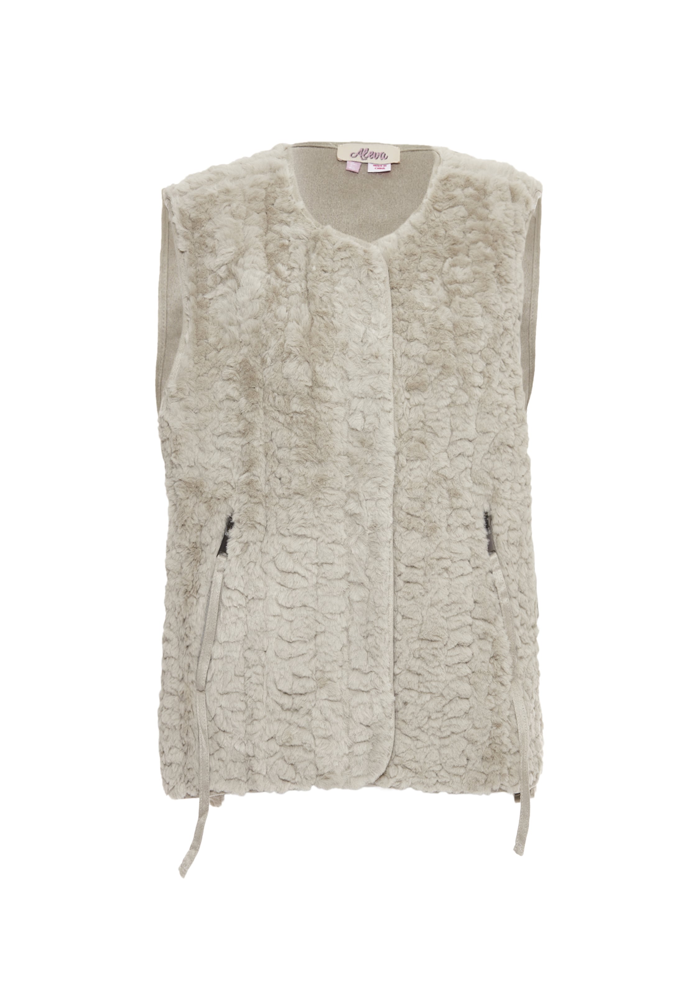 aleva Weste in Grau: Vorderseite