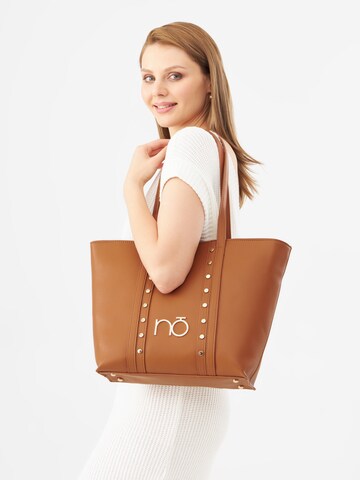 NOBO Shopper 'GAIA' in Bruin: voorkant