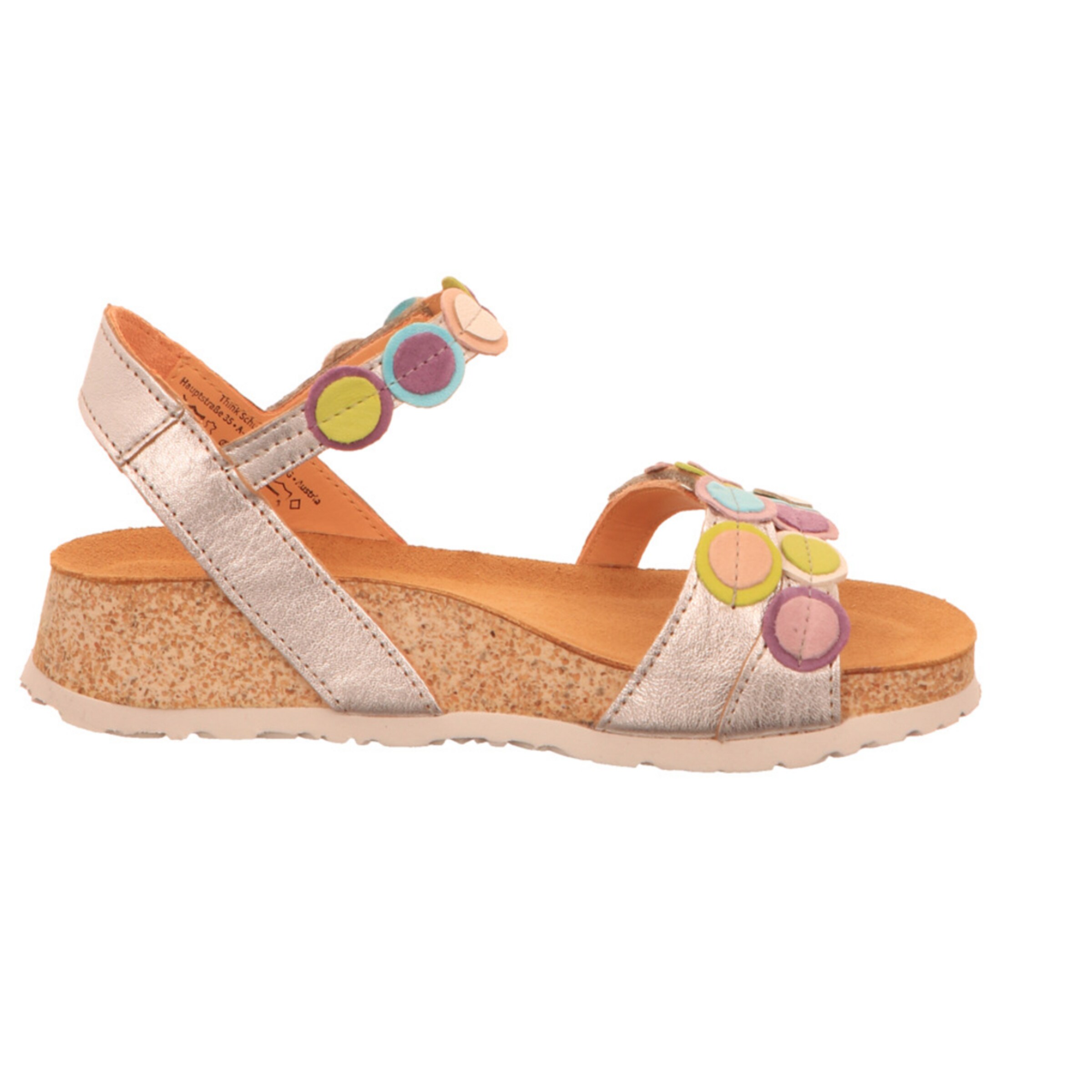 THINK! Strap Sandals in Silver