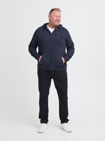 BLEND Kapuzensweatjacke ' BHDOWNTON FULLZIP ' in Blau