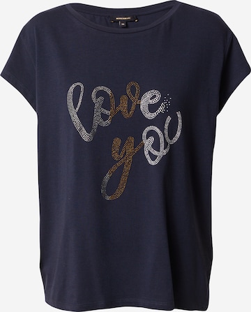 T-shirt MORE & MORE en bleu : devant