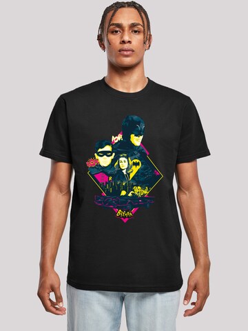 T-Shirt 'DC Comics Batman TV Series Character Pop Art' F4NT4STIC en noir : devant