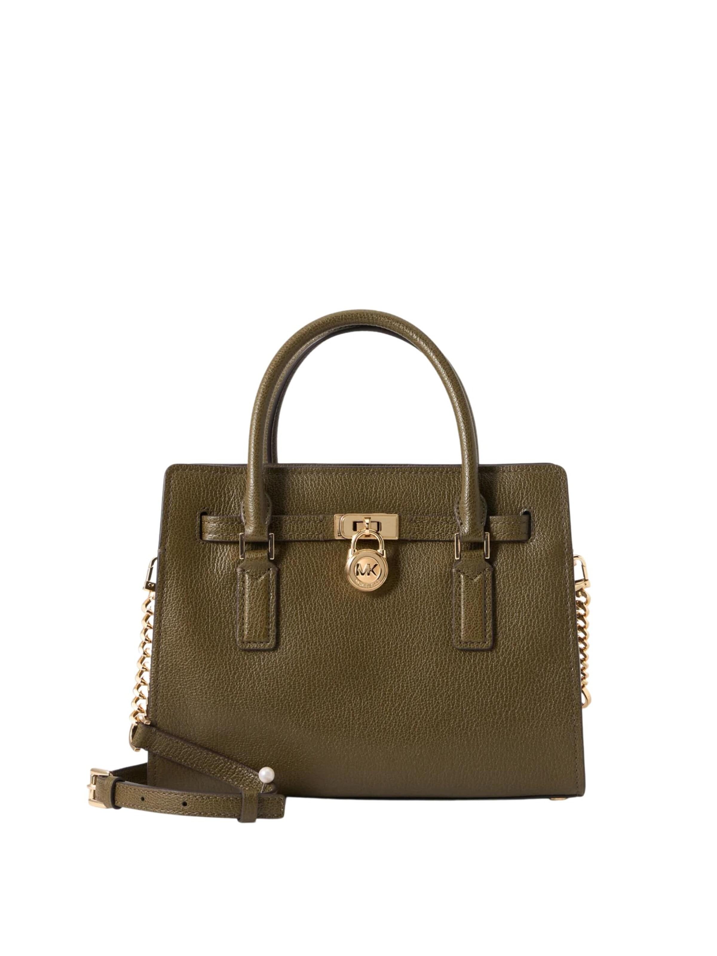 Michael Kors - Bolso de hombro 'MICHAEL KORS HAMILTON MODERNE BORSA' en verde: frente