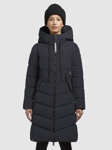 khujo - Sobretudo de inverno 'Mikia2' em azul: frente
