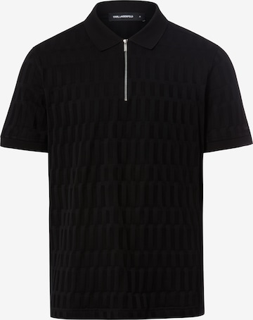 T-Shirt Karl Lagerfeld en noir : devant