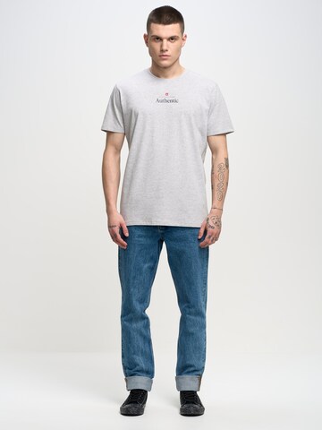 BIG STAR T-Shirt 'Techmunen' in Grau