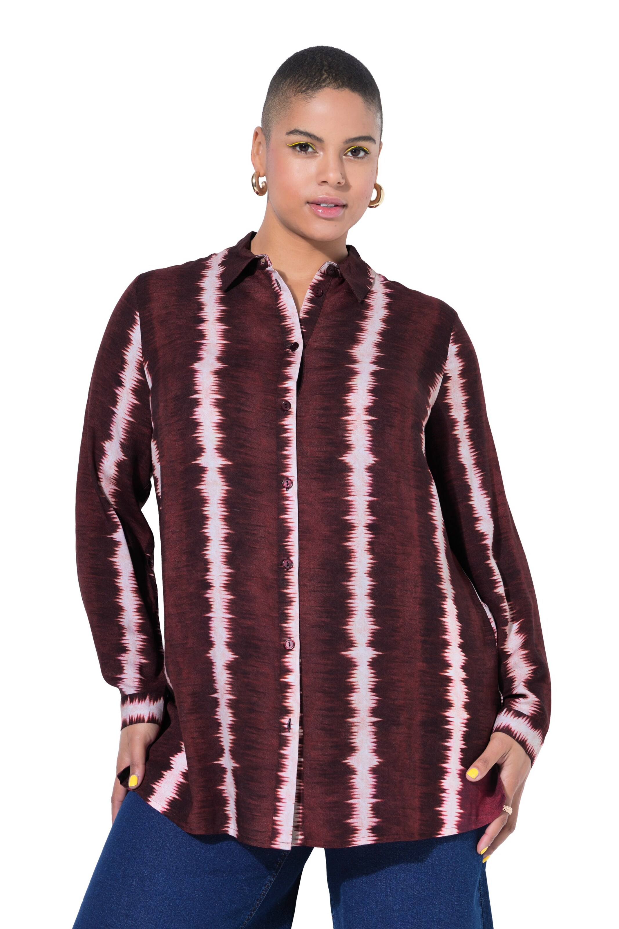 Studio Untold Blouse in Rood: voorkant