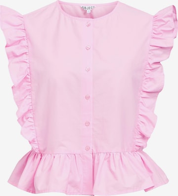 Camicia da donna 'Hope' di OBJECT in rosa: frontale