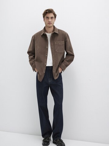 Mavi Comfort fit Button Up Shirt in Brown