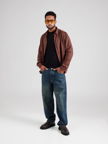 BLEND - Ajuste regular Camisa 'Burley' en marrón