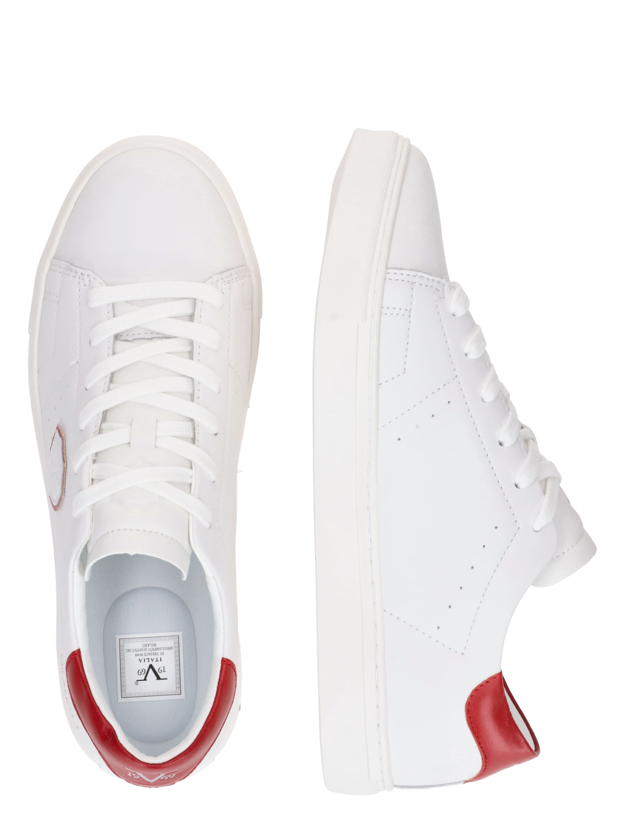 19V69 ITALIA Nizke superge 'PIUS' | bela barva: ob strani