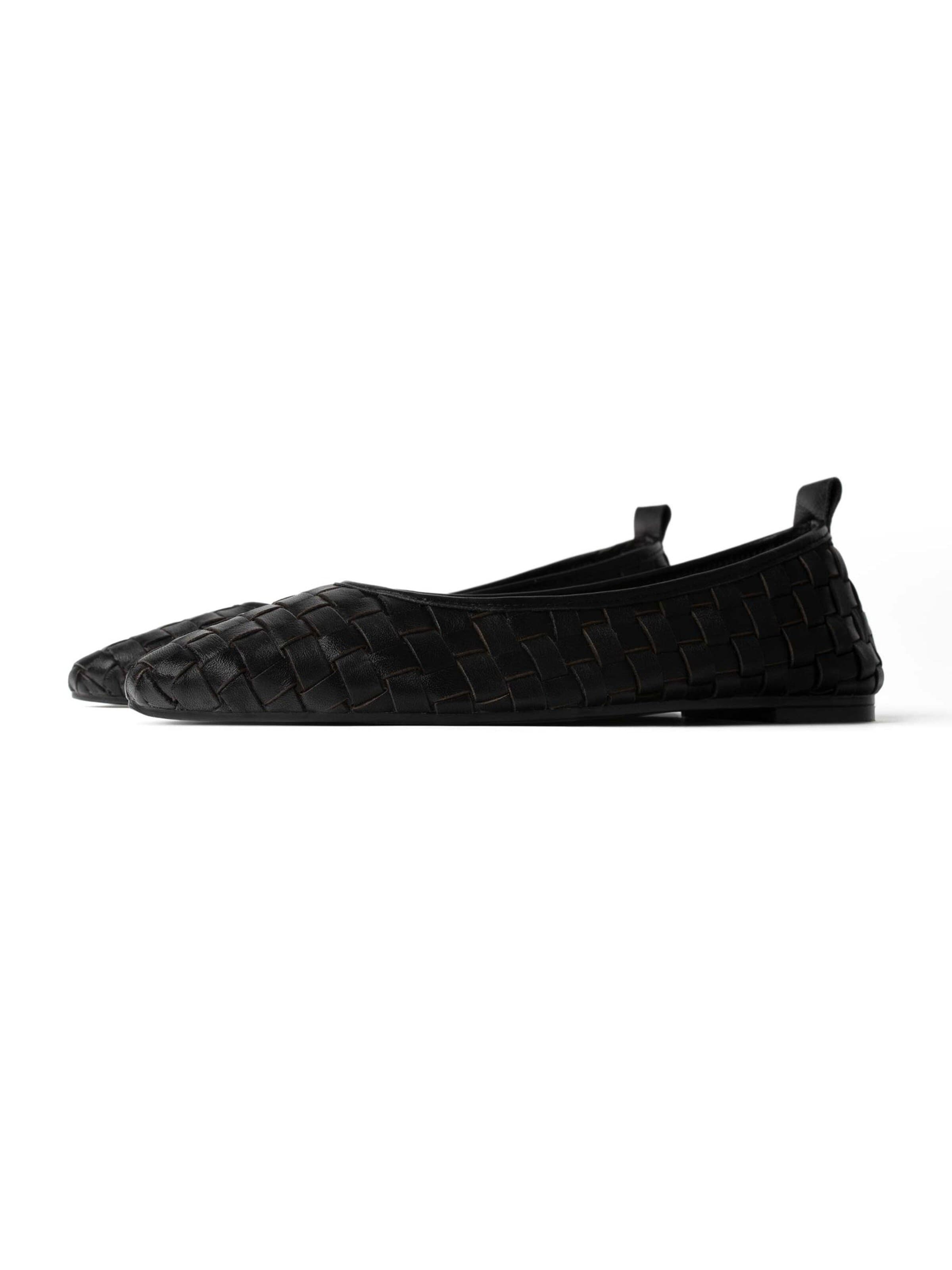 L37 HANDMADE SHOES - Sapato Slip-on 'HEARTBEATS ON THE SHORE' em preto