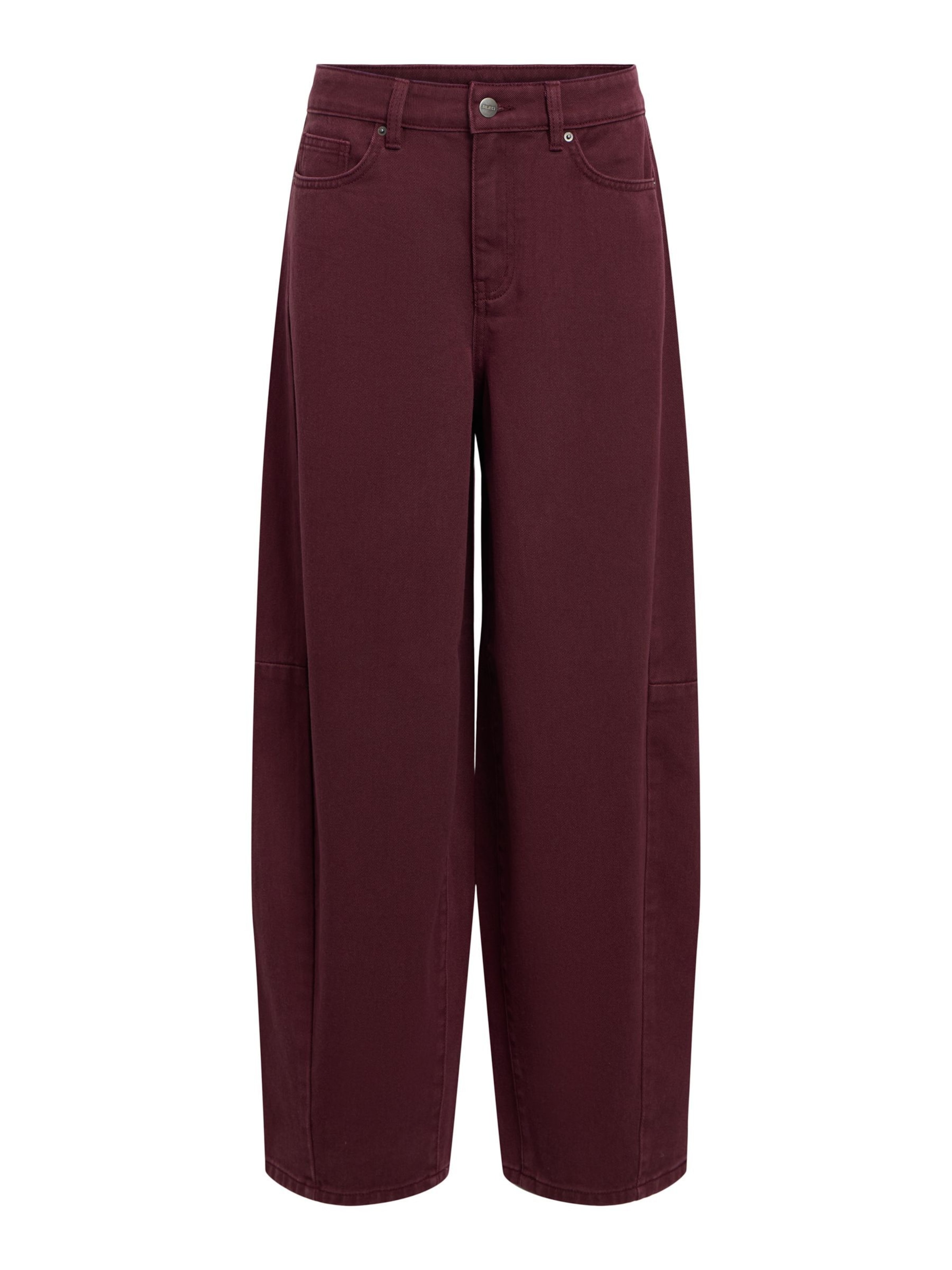 Barrel Jean OBJECT en rouge : devant