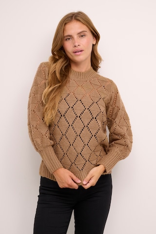 Kaffe Pullover 'Joanna' in Braun: predná strana