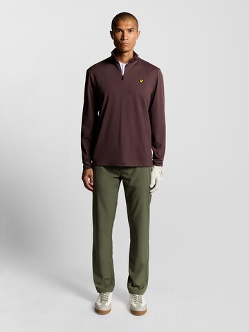 Lyle & Scott Sweatshirt 'Golf Course' in Lila