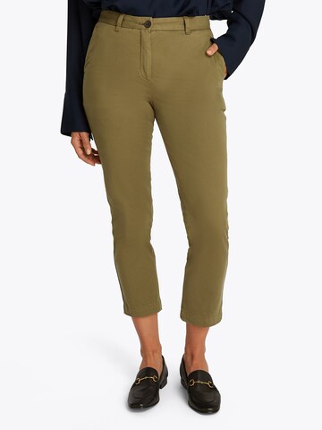 Slimfit Pantaloni chino di TOMMY HILFIGER in verde: frontale