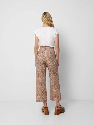 Scalpers Wide leg Broek 'Savage' in Beige