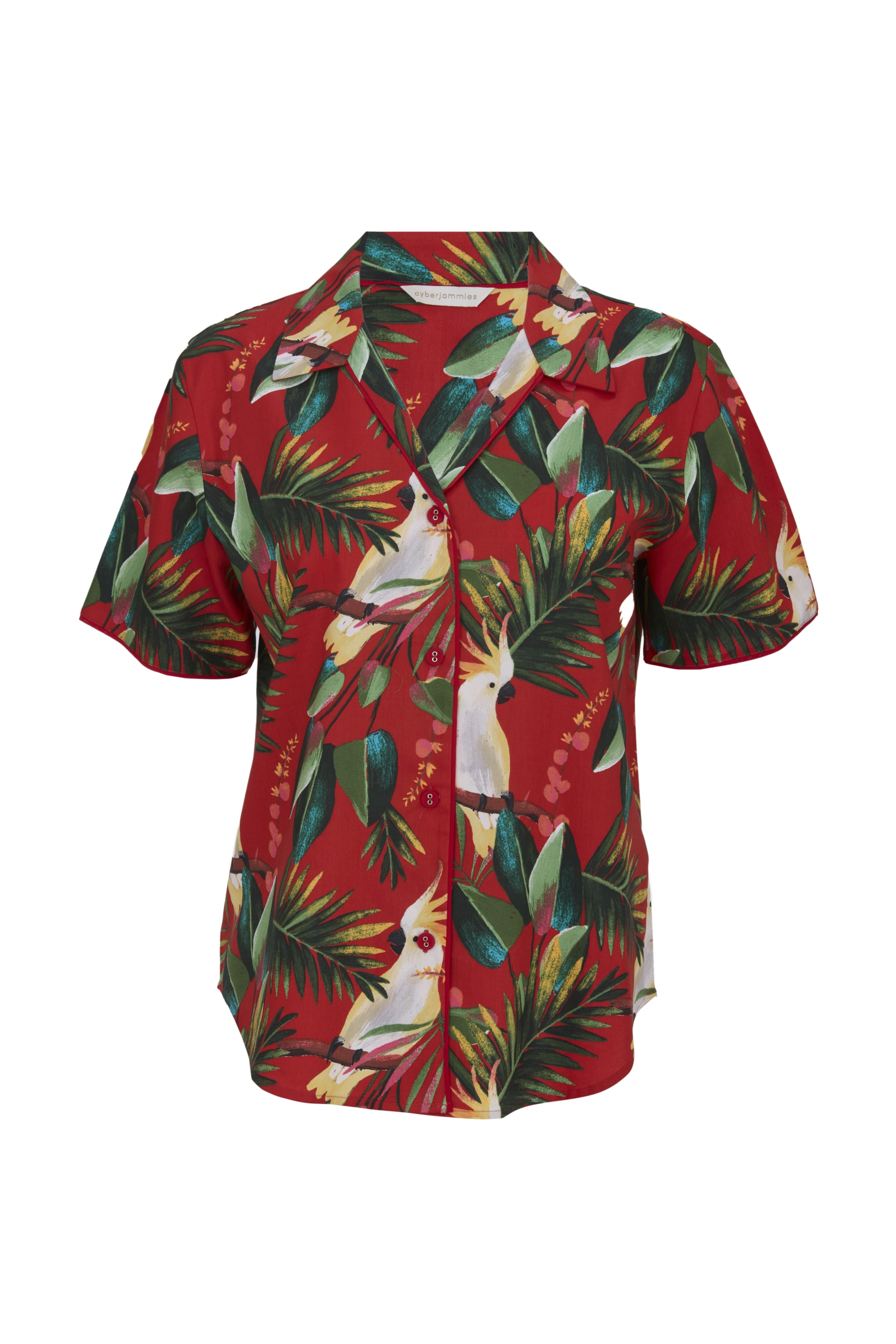 Chemise de nuit 'Tara' Cyberjammies en rouge : devant