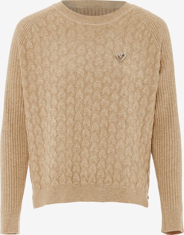 Pull-over IMMY en beige : devant