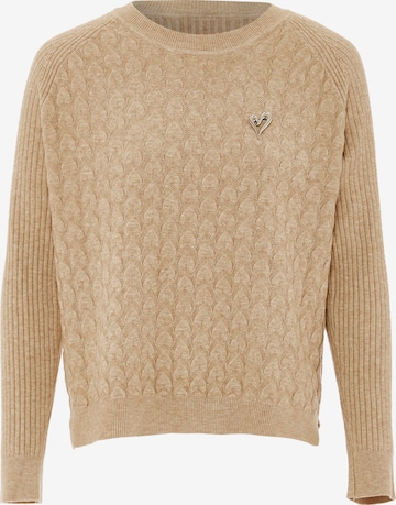 Pull-over IMMY en beige : devant