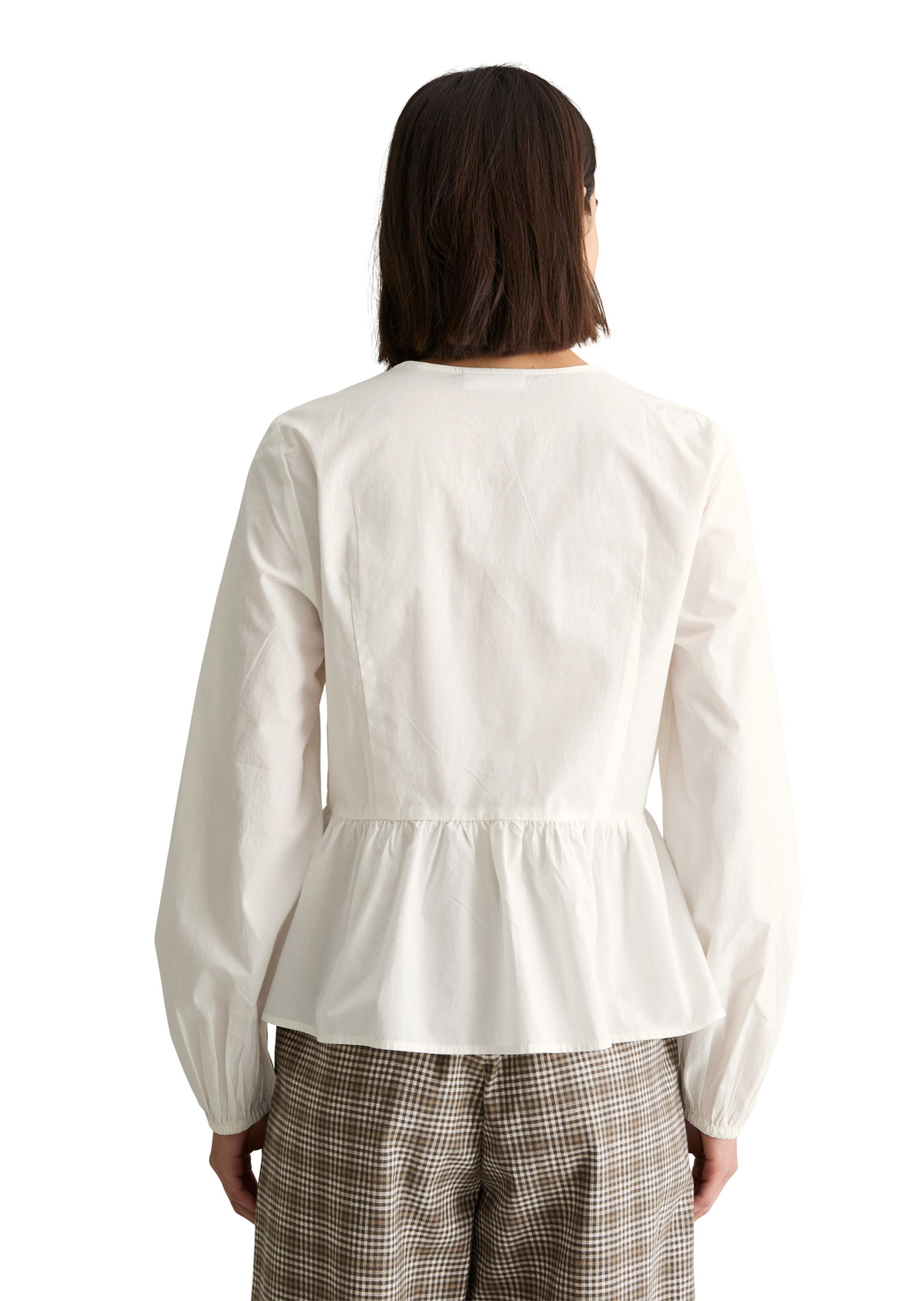 Marc O'Polo DENIM Bluse in Weiß