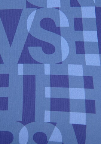 Elbsand Triangel Bikinitop in Blau