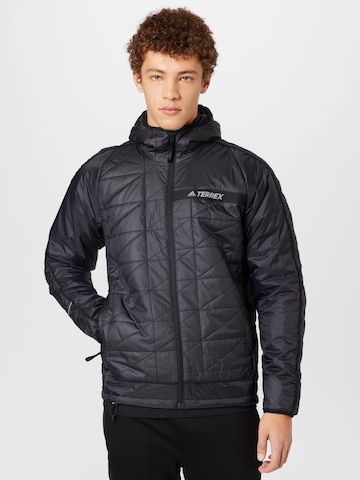 ADIDAS TERREX Outdoor Jacket in Black: front