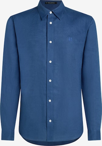 Karl LagerfeldRegular Fit Košulja - plava boja: prednji dio