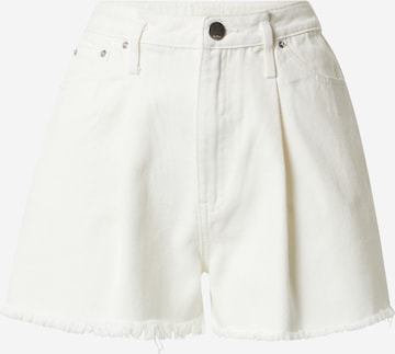 LeGer by Lena Gercke Regular Plisserte jeans 'Floria' i hvit: forside