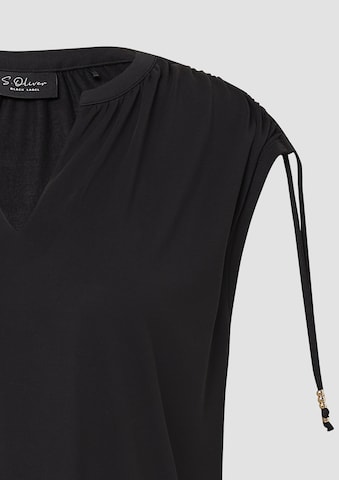 s.Oliver BLACK LABEL Shirt in Zwart