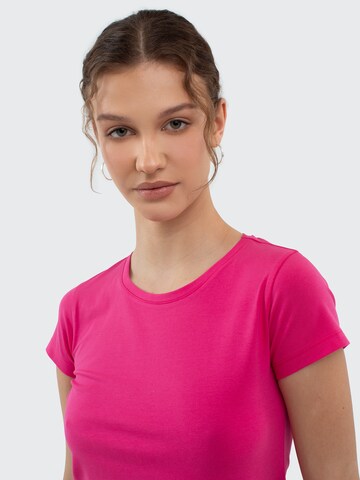 T-shirt 'SUPICLASSICA' BIG STAR en rose