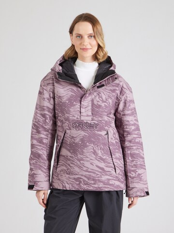 Veste outdoor OAKLEY en violet : devant