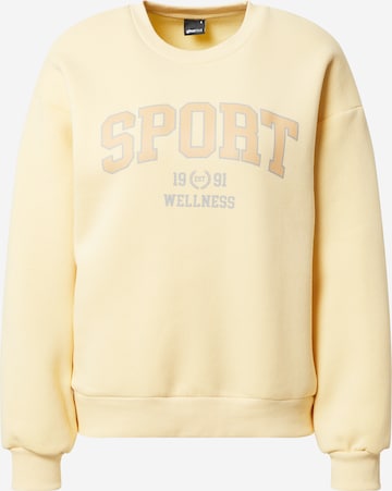 Gina Tricot Sweatshirt 'Riley' in Yellow: front