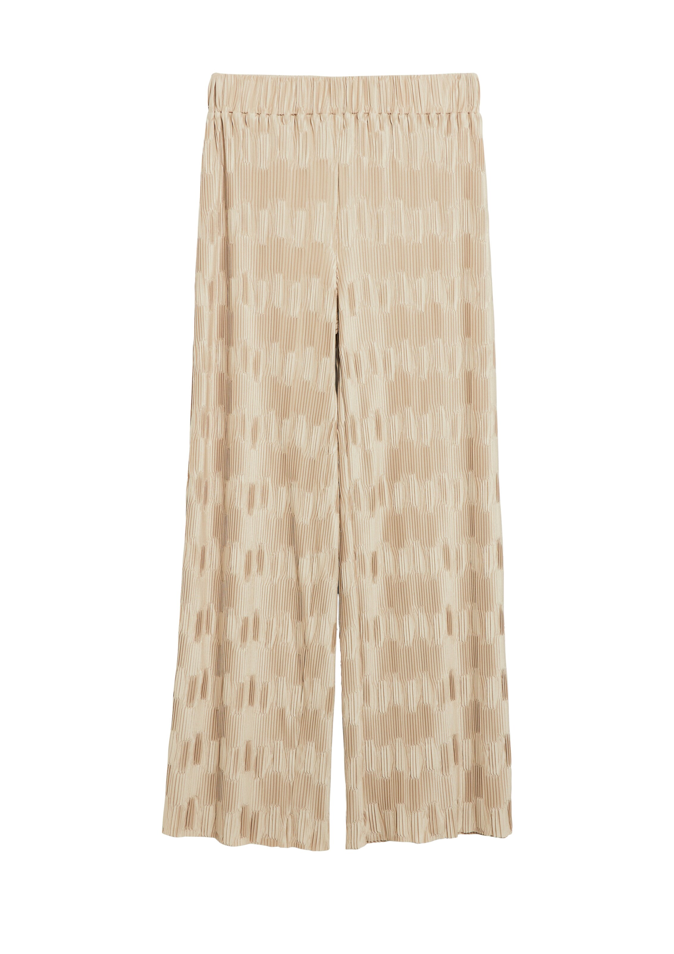 s.Oliver Wide leg Trousers in Beige: front