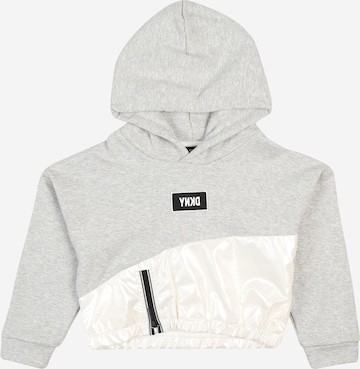 DKNY - Sweatshirt de desporto em cinzento: frente