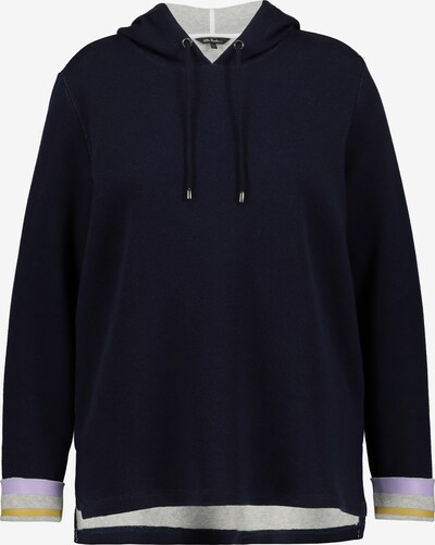 Ulla Popken Sweatshirt in marine blue / White, Item view
